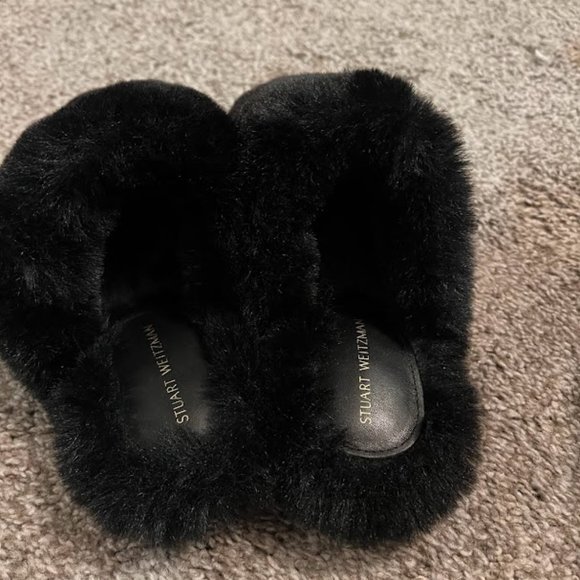 Edie Chill Faux Fur Trimmed Mule - Picture 2 of 4